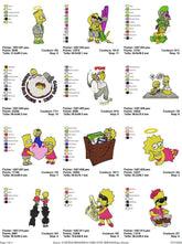 The Ultimate Simpsons Embroidery Design Pack – Bring Springfield to Life! - FineryEmbroidery